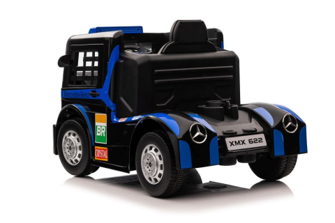 Camion electric pentru copii, Mercedes-Benz Axor 90W 12V PREMIUM, culoare Navy blue [4]