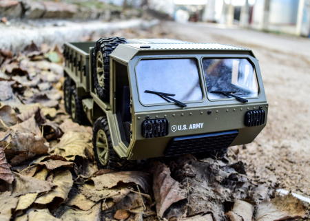 Camion militar de jucarie cu telecomanda P801, US ARMY, scara 1:16 [5]