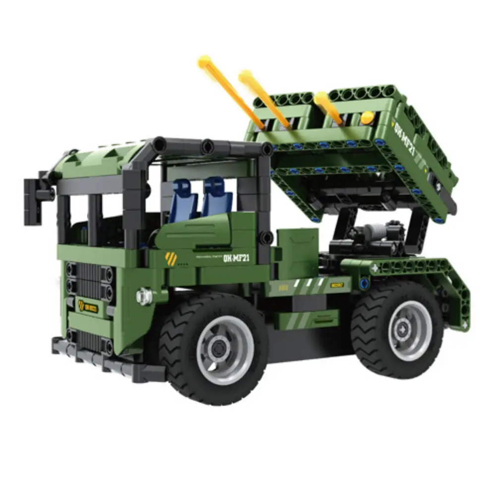Camion armata RC de jucarie cu telecomanda si lansator de rachete 2 in 1 [3]