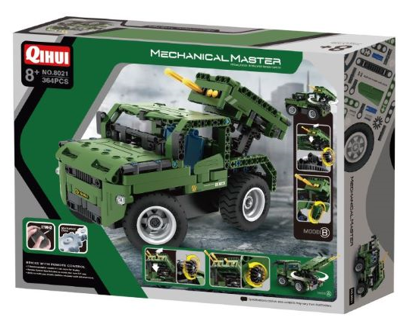 Camion armata RC de jucarie cu telecomanda si lansator de rachete 2 in 1 [1]