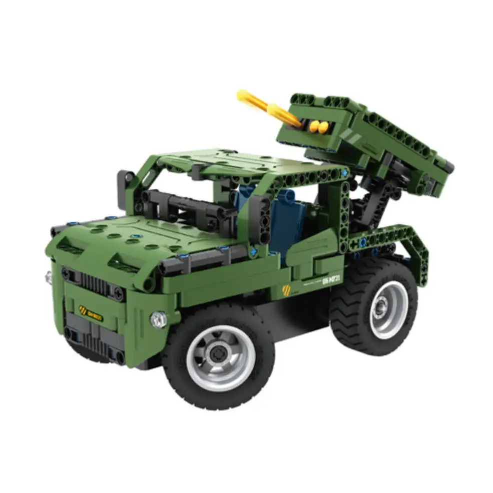 Camion armata RC de jucarie cu telecomanda si lansator de rachete 2 in 1 [2]