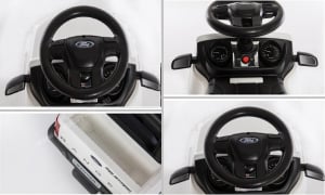 Carucior electric pentru copii 3 in 1 Ford Ranger STANDARD #Alb [5]