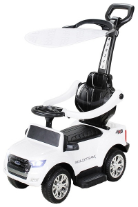 Masinute electrice - Carucior electric pentru copii 3 in 1 Ford Ranger STANDARD #Alb