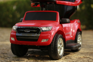 Carucior & masinuta electrica pentru copii 3 in 1 Ford Ranger STANDARD #Rosu [2]