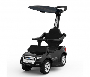 Masinute electrice - Carut pentru plimbat copii 2 in 1 Ford Ranger STANDARD #Negru