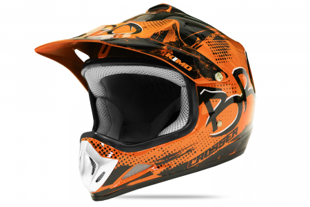 Piese & accesorii - Casca protectie copii BRO Kimo Cross, portocaliu