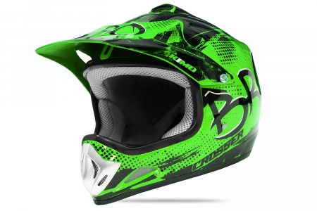 Piese & accesorii - Casca protectie copii BRO Kimo Cross, verde