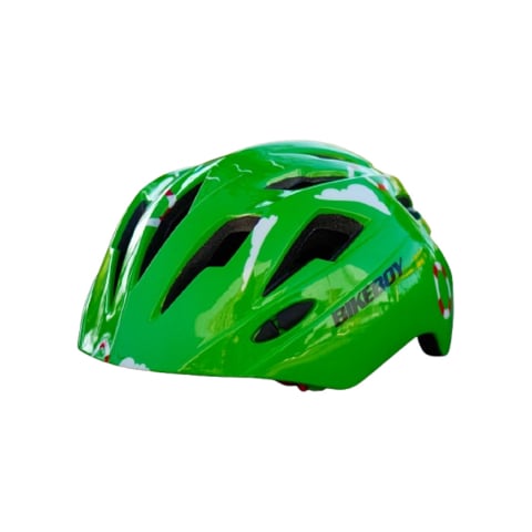 Casca de protectie pentru copii, cu lumini si sistem ajustare marime, #Verde