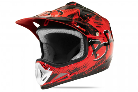 Piese & accesorii - Casca protectie copii BRO Kimo Cross, rosie