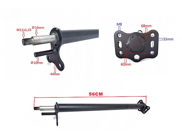 Coloana de directie pentru Quad electric 110cc, 125cc, XL, XXL [1]