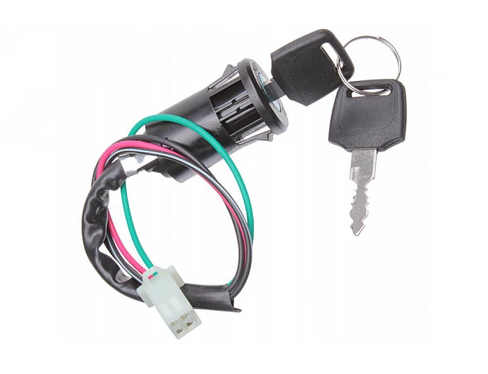 Piese & accesorii - Contact cu chei, 2 poziti on/off, mufa tata cu 4 pini