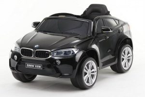 Masinute electrice - Masinuta electrica BMW X6M 2x35W 12V PREMIUM #Negru