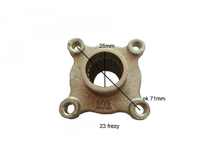 Flansa disc frana pentru 110cc, 125cc, Quad electric [1]