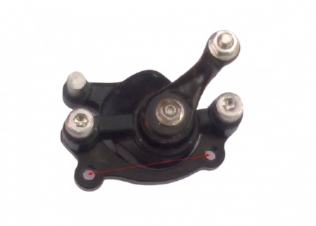 Piese & accesorii - Etrier franare stanga fata pentru atv electric