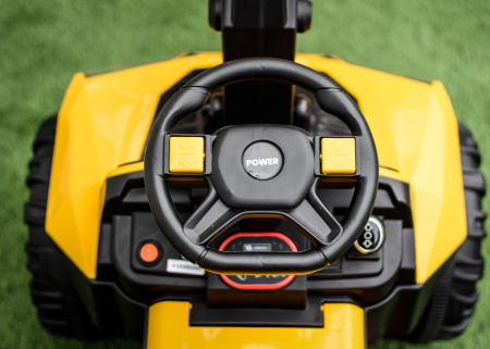 Excavator + bascula electrica Kinderauto Bonet 60W 12V, culoare galbena [10]