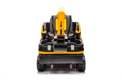 Excavator electric pentru copii Kinderauto X7, 110W, 12V-12Ah, scaun tapitat, telecomanda, galben [17]