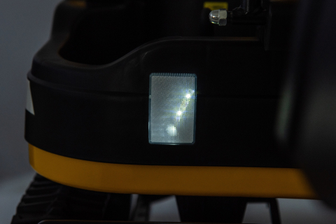 Excavator electric pentru copii Kinderauto X7, 110W, 12V-12Ah, scaun tapitat, telecomanda, galben [38]