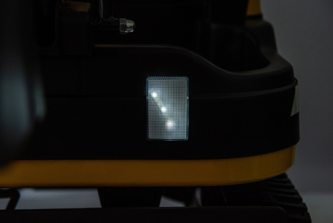 Excavator electric pentru copii Kinderauto X7, 110W, 12V-12Ah, scaun tapitat, telecomanda, galben [37]