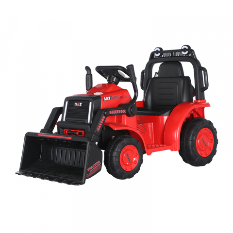 Masinute electrice - Excavator electric copii  BJTY1066 , 60W, 6V, rosu