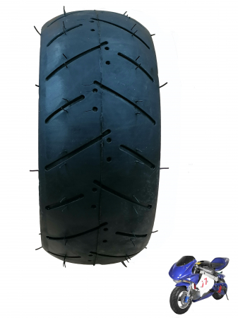 Piese & accesorii - Set, cauciuc + camera 110/50 R6.5 PocketBike