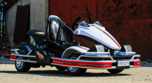 Cart electric Dooma pentru copii 2-8 ani, alb [3]