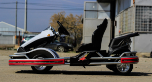 Cart electric Dooma pentru copii 2-8 ani, alb [7]