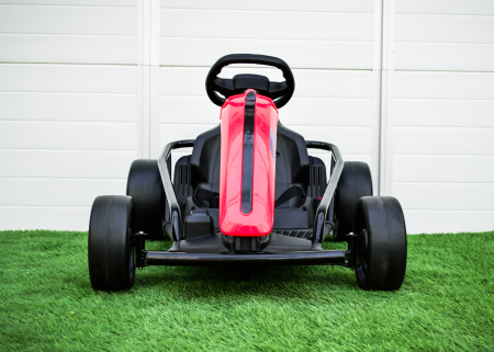 Go Kart electric pentru copii, 500W, roti moi, rosu [1]