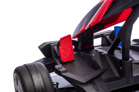 Kart electric pentru copii  BMW Motosport  putere 500W, sasiu ajustabil, rosu [2]