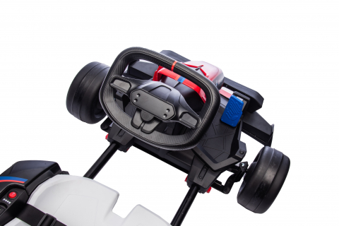 Kart electric pentru copii  BMW Motosport  putere 500W, sasiu ajustabil, rosu [20]