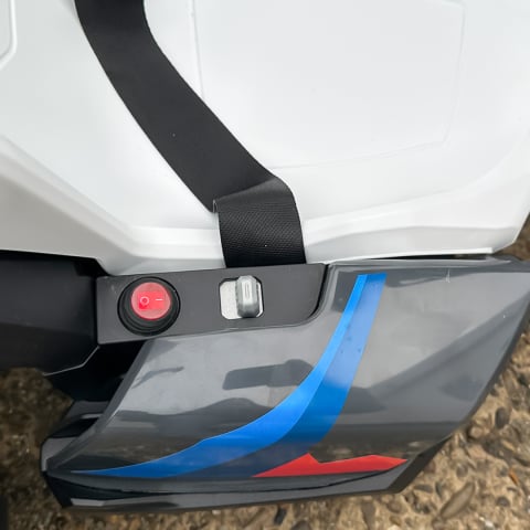 Kart electric pentru copii  BMW Motosport  putere 500W, sasiu ajustabil, Gri [12]