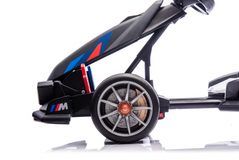 Kart electric pentru copii  BMW Motosport  putere 500W, sasiu ajustabil, Gri [10]