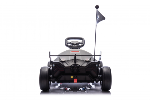 Kart electric pentru copii  BMW Motosport  putere 500W, sasiu ajustabil, Gri [12]