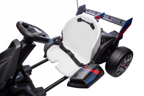 Kart electric pentru copii  BMW Motosport  putere 500W, sasiu ajustabil, Gri [25]