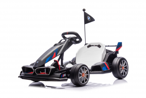 Kart electric pentru copii  BMW Motosport  putere 500W, sasiu ajustabil, Gri [20]