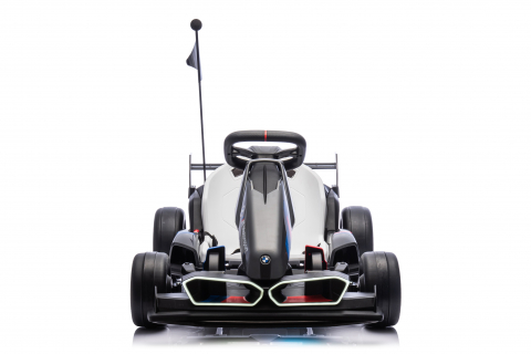 Kart electric pentru copii  BMW Motosport  putere 500W, sasiu ajustabil, Gri [24]