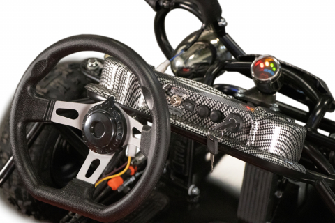 Buggy electric pentru 2 copii NITRO Gokart Hunt 650W 36V 20Ah, culoare verde [5]