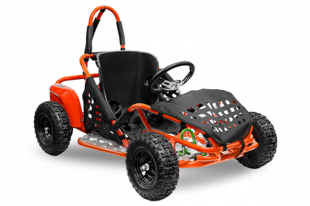 Masinute electrice - Kart electric pentru copii NITRO GoKid 1000W 48V culoare portocaliu
