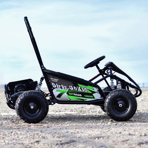 Kart electric pentru copii NITRO GoKid Dirty 1000W 48V #Verde [6]