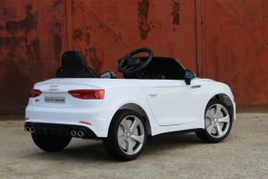 Masinuta electrica Audi S5 Cabriolet 2x35W CU ROTI MOI 12V #Alb [6]