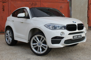Masinuta electrica BMW X6M 12V XXL PREMIUM #ALB [1]