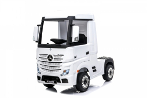 Masinute electrice - Camion Mercedes ACTROS 4x4 STANDARD 4x45W #Alb