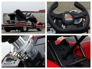 Kart electric Dooma GO! KART 2x 35W 12V STANDARD #Rosu [8]