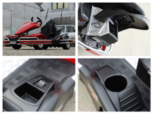 Kart electric Dooma GO! KART 2x 35W 12V STANDARD #Rosu [7]