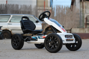 Kinderauto GO Kart cu pedale de la FORD #Alb [2]