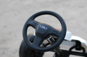 Kinderauto GO Kart cu pedale de la FORD #Alb [7]