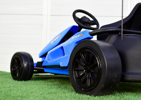 Kart electric copii 3-11 ani A035 F1, albastru, 500W [12]