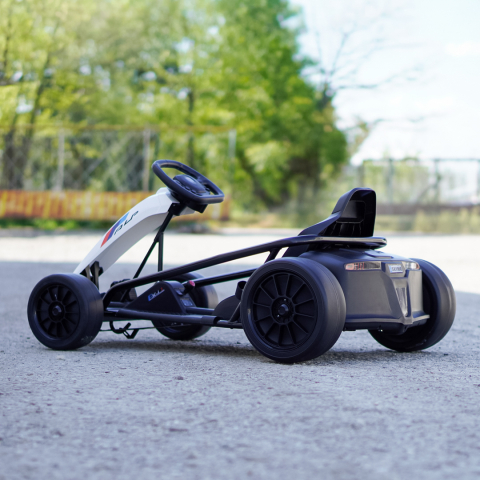 Kart electric copii SX1968, 500W, roti moi, alb [6]
