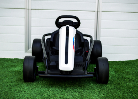 Kart electric copii SX1968, 500W, roti moi, alb [2]