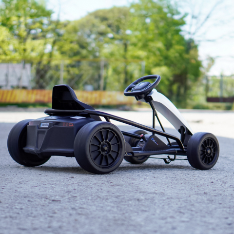 Kart electric copii SX1968, 500W, roti moi, alb [4]