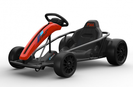 Go Kart electric pentru copii, 500W, roti moi, rosu [1]